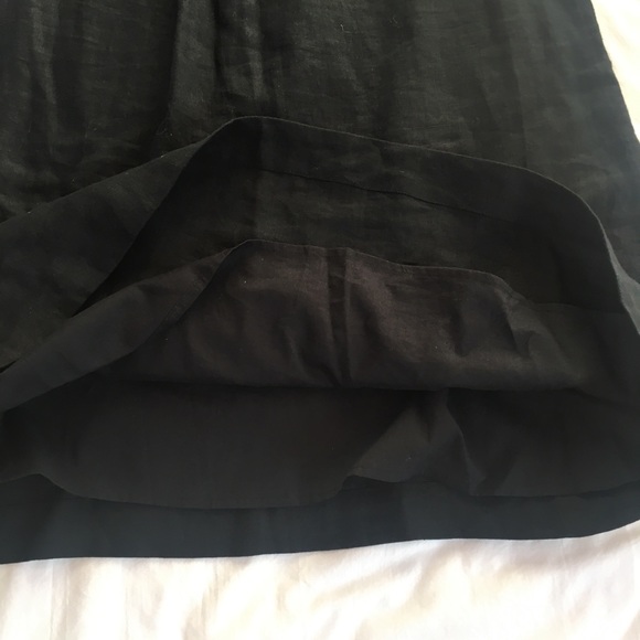 Vineyard Vines black linen dress size 4 NWT $148 - Picture 5 of 8